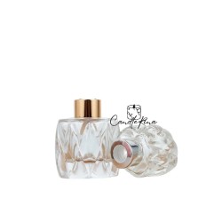 Δοχείο για diffuser βιδωτό 50ml οβάλ(με καπάκι και τάπα)