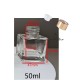Δοχείο για diffuser τετράγωνο βιδωτό 50ml (με καπάκι και τάπα)