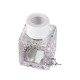Δοχείο για diffuser τετράγωνο σκαλιστό βιδωτό 50ml (με καπάκι και τάπα)