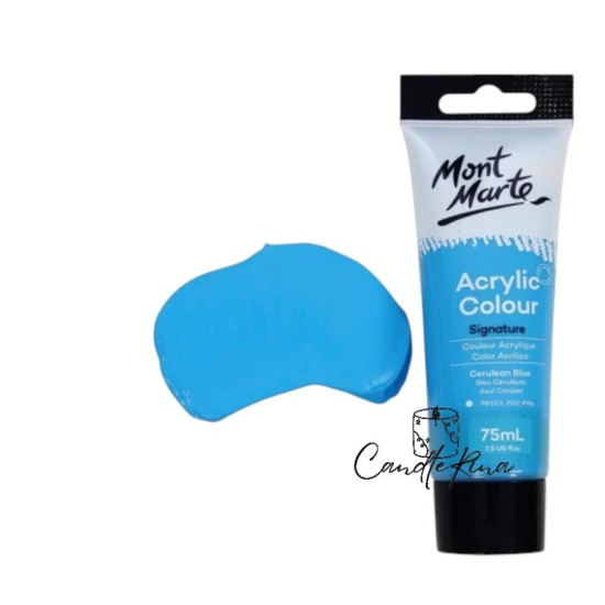 Ακρυλικό Χρώμα Mont Marte 75ml Studio Cerulean Blue - μπλε