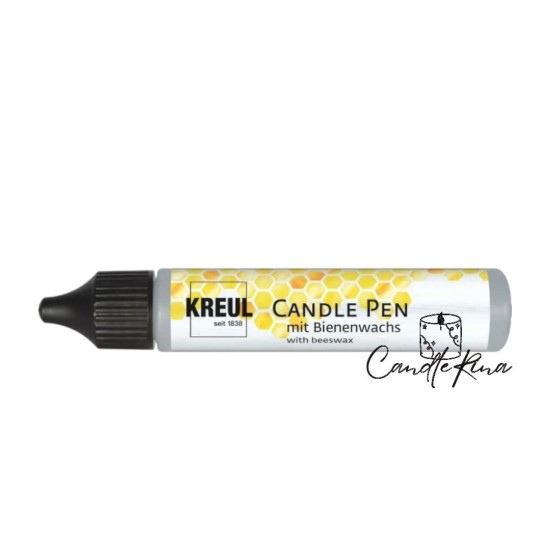 Στυλό διακόσμησης για κερί Kreul 29ml ασημί