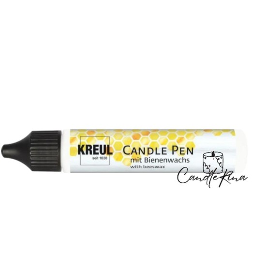 Στυλό διακόσμησης για κερί Kreul 29ml άσπρο