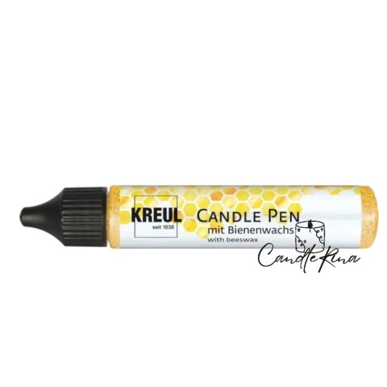 Στυλό διακόσμησης για κερί Kreul 29ml χρυσό glitter