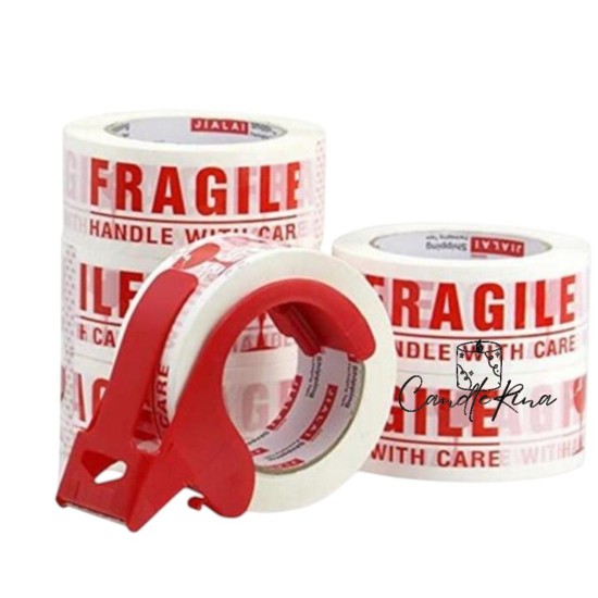 Αυτοκόλλητη Ταινία Συσκευασίας FRAGILE 50mm x 60m
