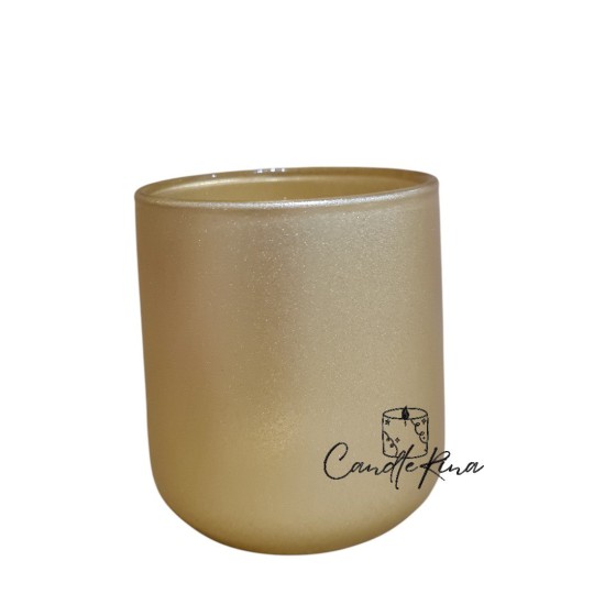 Γυάλινο Ποτήρι 260ml χρυσό,  φ 7.4 x 8 cm (12ΑΔΑ) 2.20/τμχ 94001