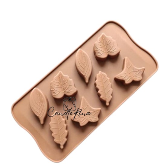 Καλούπι σιλικόνης φύλλα melts