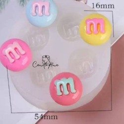 Καλούπι σιλικόνης m&m's