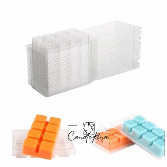 Πλαστική θήκη για wax melts σχήμα τετράγωνο