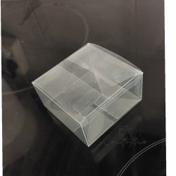 Πλαστικό κουτί αναδιπλούμενο 8x8x4cm