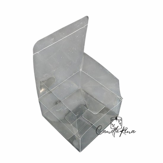 Πλαστικό κουτί αναδιπλούμενο 8x8x4cm